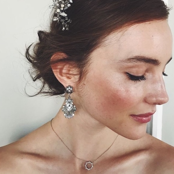 Chloe + Isabel Celestial Frost Post Drop Earrings - Picture 6 of 8